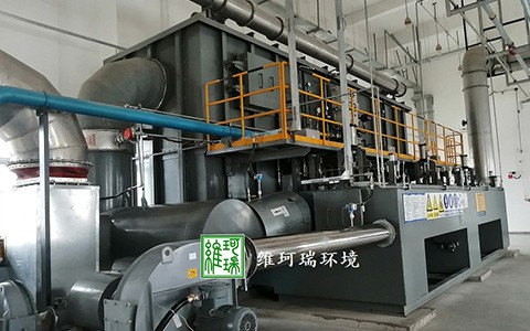 河北滄州某制藥廠RTO焚燒爐項目